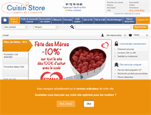 Tablet Screenshot of cuisinstore.com